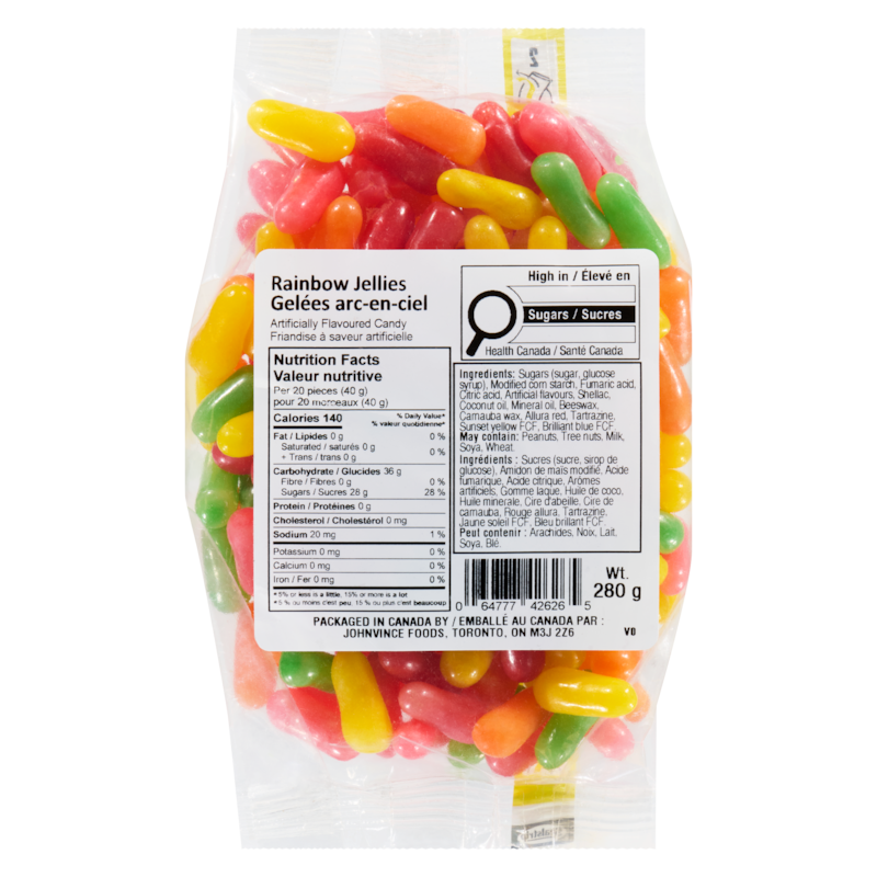 Artificially Flavoured Candy Rainbow Jellies