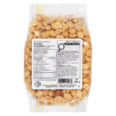 Johnvince Foods Dill Pickle Seasoned Peanuts 300 g, $1.67/100g
