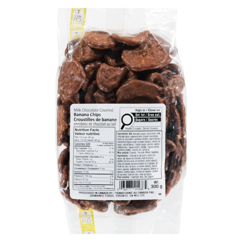 Milk Chocolate Covered Banana Chips