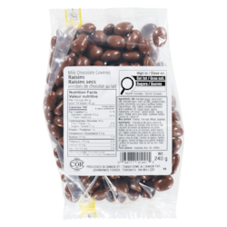 Milk Chocolate Covered Raisins