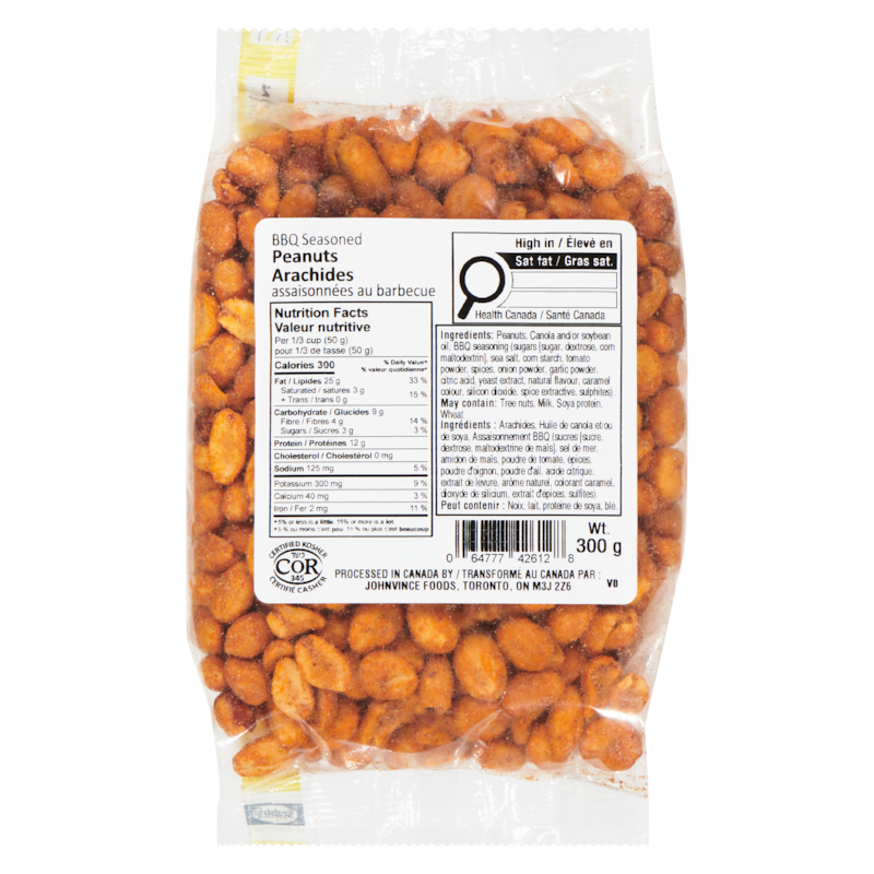 Bbq Seasoned Peanuts