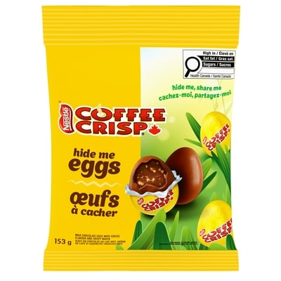 Nestlé Coffee Crisp Œufs à cacher, œufs en chocolat au lait mini 153 g, 5,88 $/100g