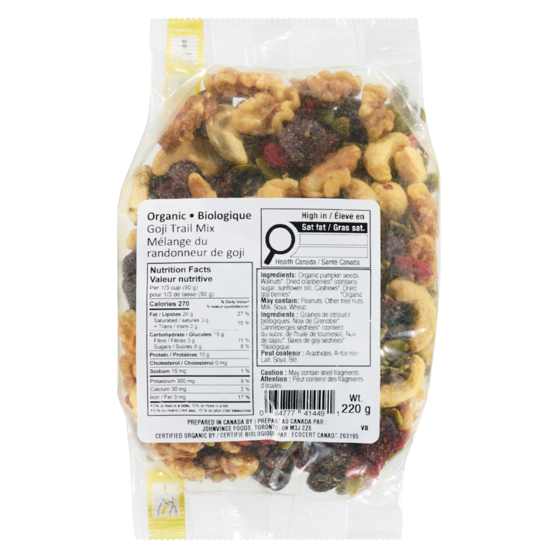 Goji Trail Mix, Organic