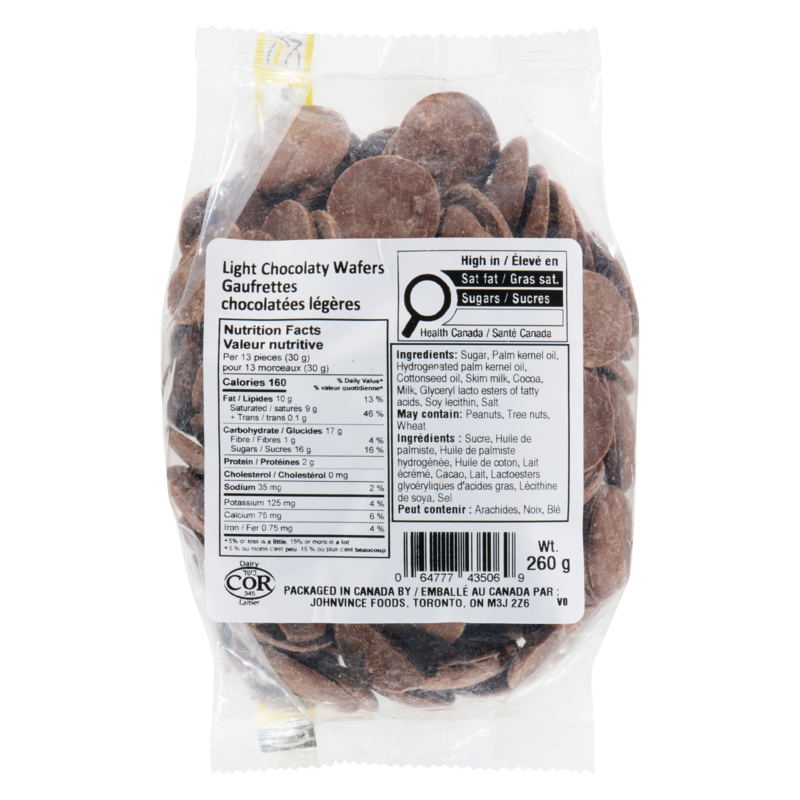 Light Chocolaty Wafers
