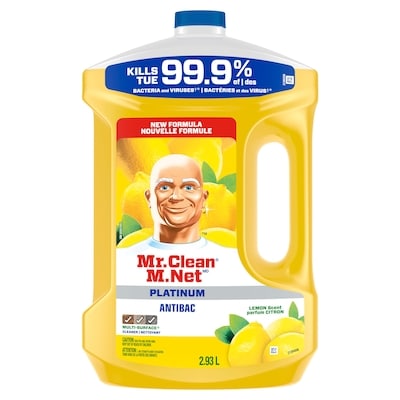 Mr. Clean Liquid Laundry Detergent, Original Scent, 128 loads, Freshness + Odour Fighting, High efficiency washing machine iquid cleaning soap 2.93 l, $0.46/100ml