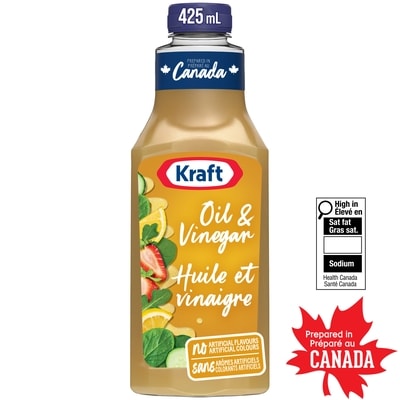 Kraft Oil & Vinegar Dressing 425 ml, $1.17/100ml