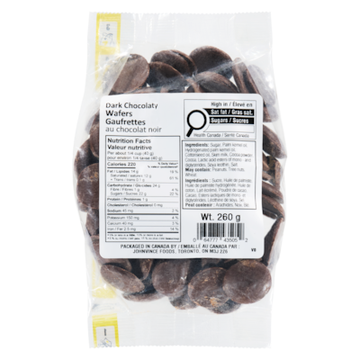 Dark Chocolaty Wafers