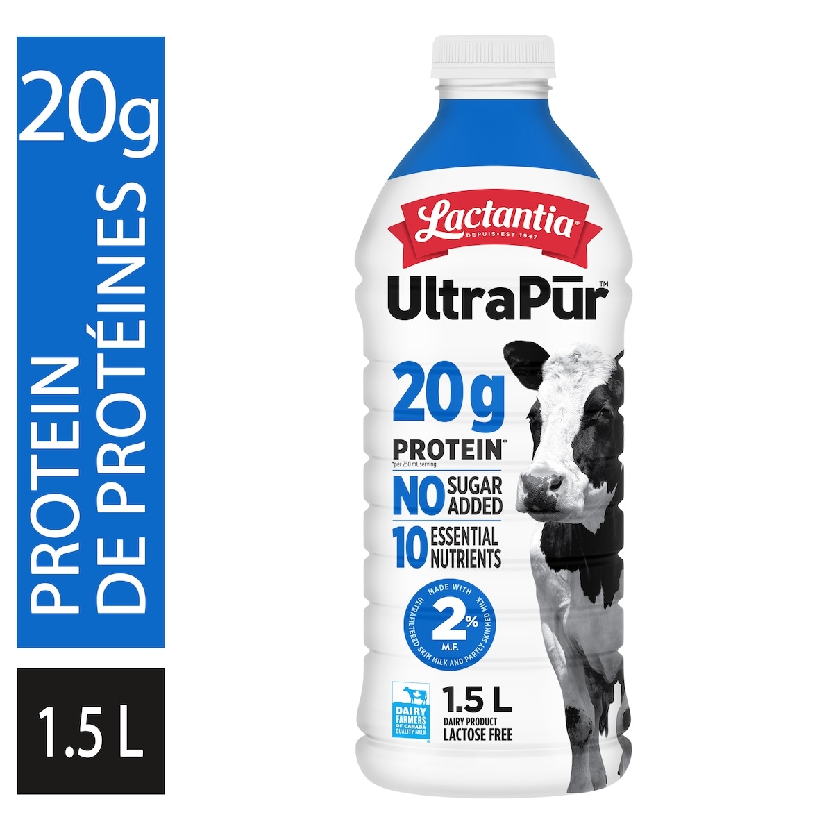 Lactantia Ultrapur Protein Ultra-Filtered Milk 2% 1.5 l, $0.43/100ml