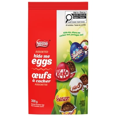 Nestlé Assorted Hide Me Eggs, Individually Wrapped 300 g, $5.83/100g