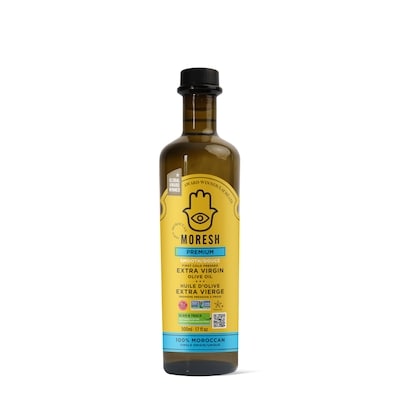 Moresh Huile d’olive extra vierge marocaine 0.5 l, 2,40 $/100ml