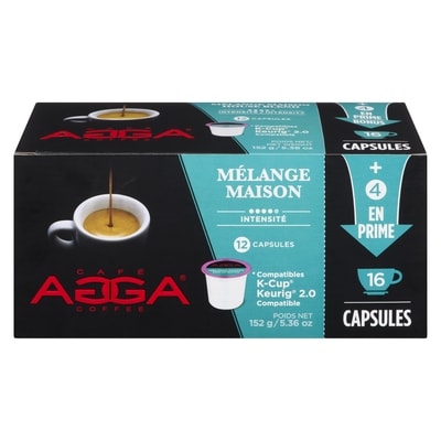 Agga Café mélange maison 152 g, 8,87 $/100g