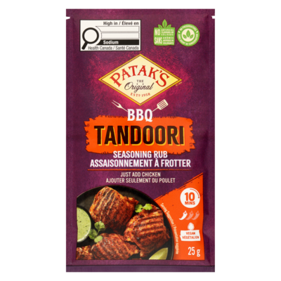 Pataks Seasoning Rub Bbq Tandoori 25 g, $9.16/100g