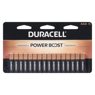 Duracell Alkaline Batteries Aaa 16 16 ea, $1.38/1ea