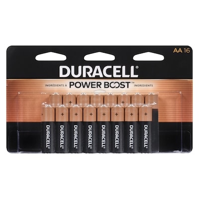 Duracell Alkaline Batteries Aa 16 16 ea, $1.19/1ea