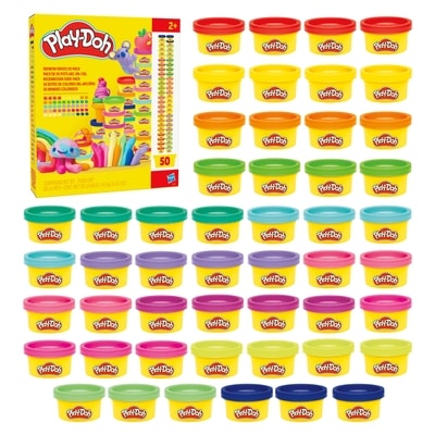 Play-Doh Play-Doh 50 Pack Rainbow Party Favors 50 ea, $0.50/1ea