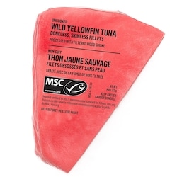 null Wild Yellowfin Tuna Fillet, Boneless Skinless 92 g, $3.26/100g