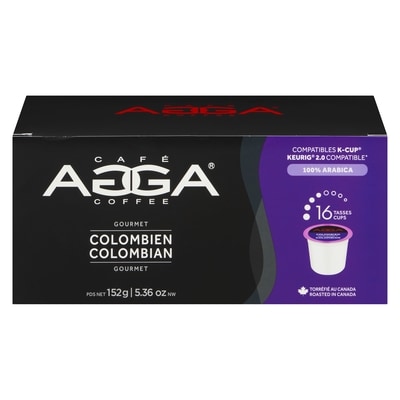 Agga Café colombien 152 g, 8,87 $/100g