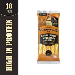 Armstrong High in Protein Marble Cheddar Cheese Sticks 210 g, $2.38/100g
