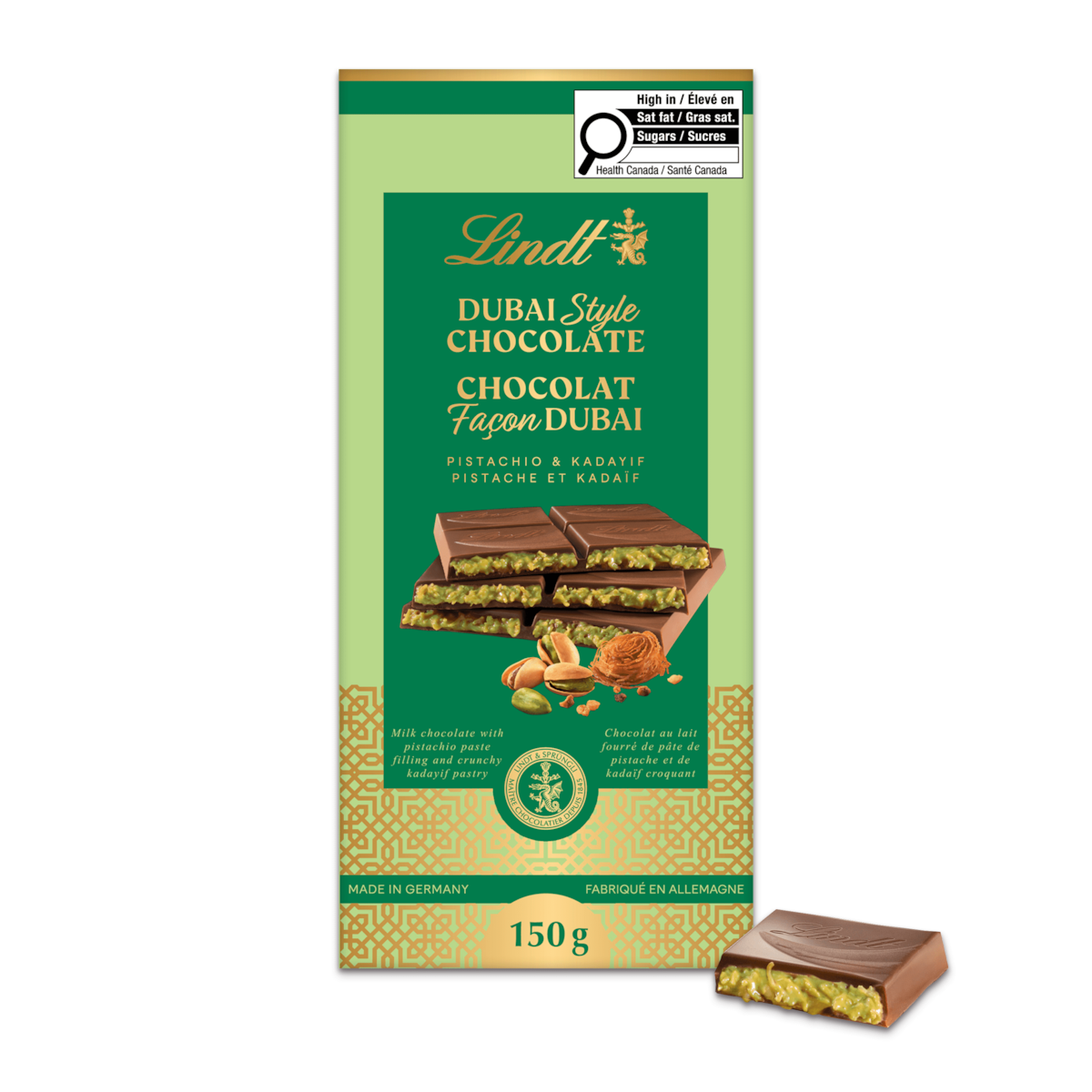 Lindt Dubai Style Chocolate Bar