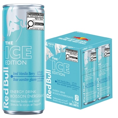 Red Bull Energy Drink Iced Vanilla Berry 4x250.0 ml, $1.05/100ml
