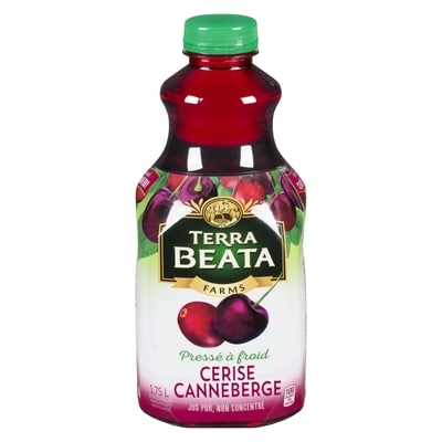 Terra Beata Boisson aux vrais fruits cerise canneberge 1.75 l, 0,50 $/100ml