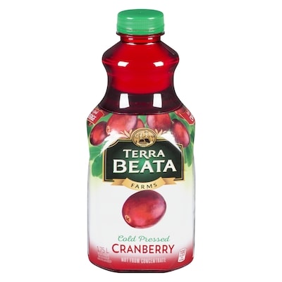 Terra Beata Real Fruit Beverage Cranberry 1750 ml, $0.50/100ml