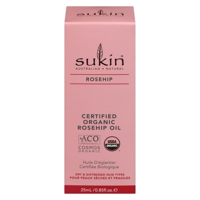 Sukin Certified Organic Rosehip Oil 25 ml, $79.96/100ml