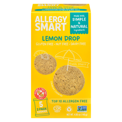 Allergy Smart Cookie, Lemon Drop 140 g, $4.28/100g