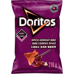 Doritos Spicy Korean BBQ Flavoured Tortilla Chips 210 g, $2.61/100g