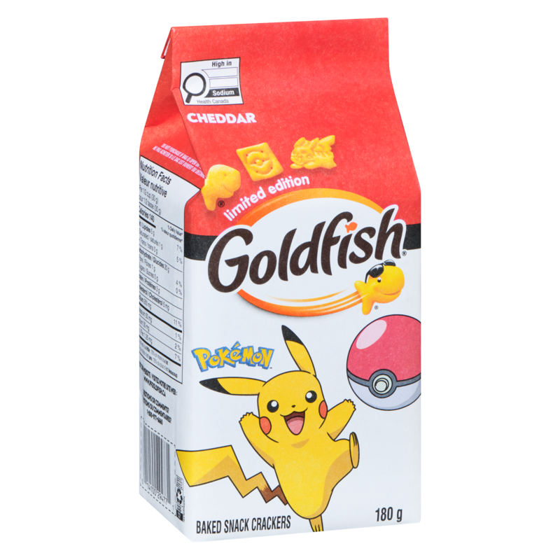 Goldfish Cheddar Crackers Pokémon Limited Edition