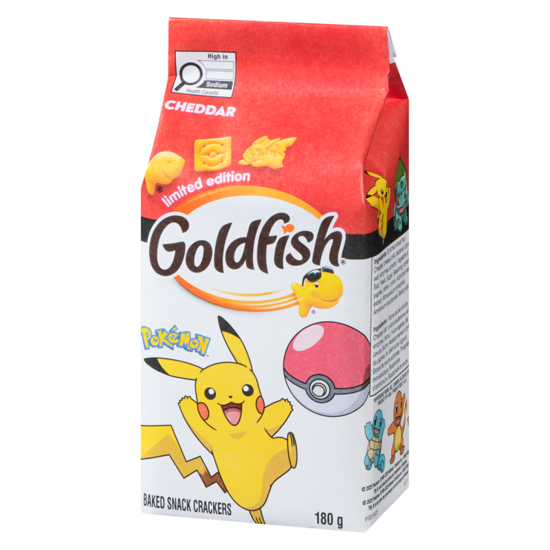 Goldfish Cheddar Crackers Pokémon Limited Edition