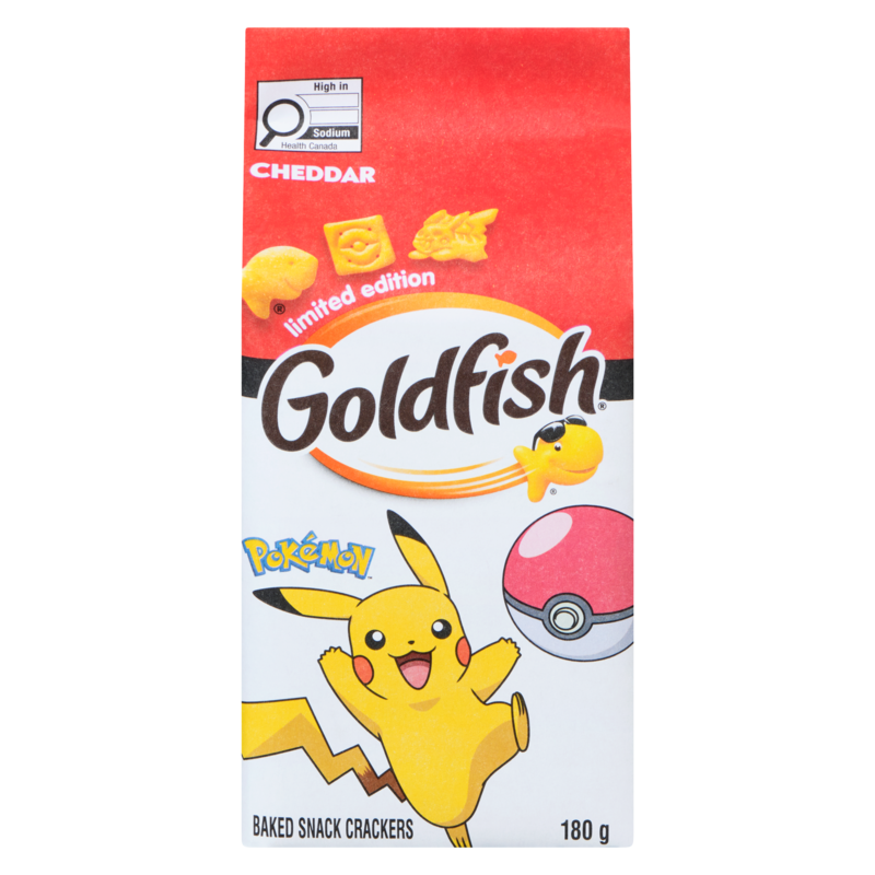 Goldfish Cheddar Crackers Pokémon Limited Edition