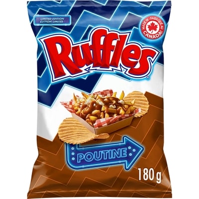 Ruffles Poutine Flavoured Potato Chips 180 g, $2.66/100g
