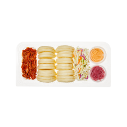 null Pulled Pork Bao Buns 875 g, $2.29/100g