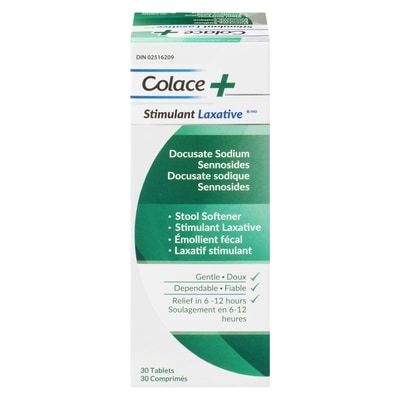 Colace Docusate Sodium Sennosides Stimulant Laxative 30 ea, $0.60/1ea