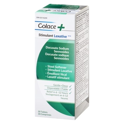 Docusate sodique sennosides stimulant laxative