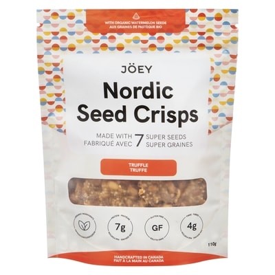 Joey's Nordic Seed Crisps Truffle 110 g, $8.17/100g