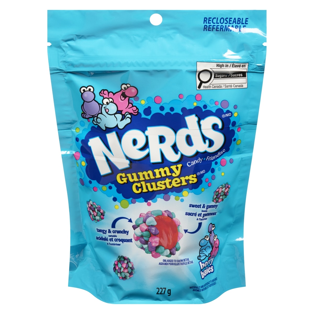 Wonka Nerds Gummy Clusters, Berry 227 g, $3.21/100g