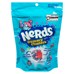 Zenna Home Nerds Gummy Clusters, baie 227 g, 2,42 $/100g