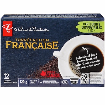 Cartouches individuelles de café K-Cup à torréfaction française