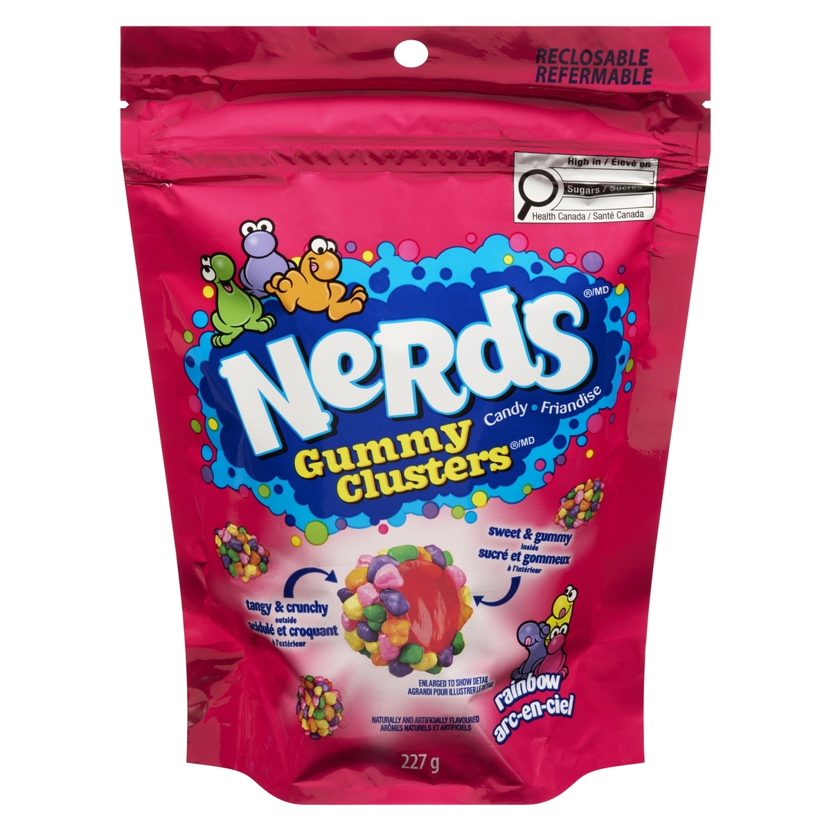Wonka Nerds Gummy Clusters, Rainbow 227 g, $3.21/100g