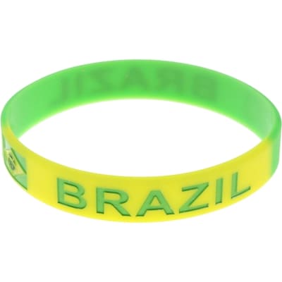 null Bracelet en silicone Brésil 1 ea, 2,00 $/1ch