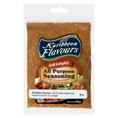 Karibbean Flavours Assaisonnement tout usage 40 g, 3,98 $/100g