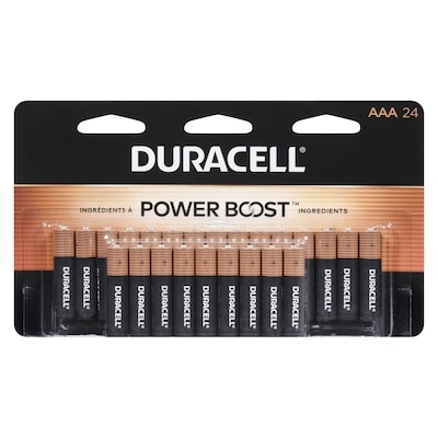 Duracell Piles alcalines aaa 24 24 ea, 1,17 $/1ch
