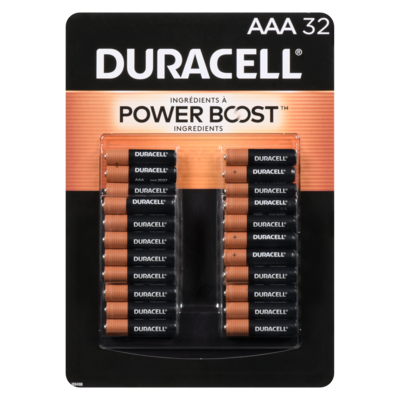 Duracell Alkaline Batteries Aaa 32 32 ea, $1.00/1ea