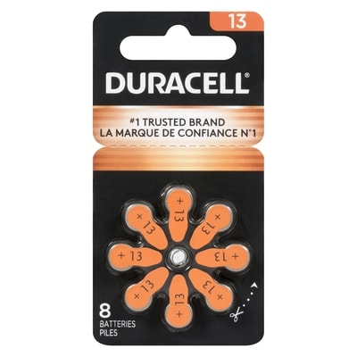 Duracell Hearing Aid Battery 13 8 ea, $2.50/1ea