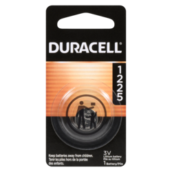Duracell 3v Lithium Battery Cr1225 1 ea, $9.00/1ea