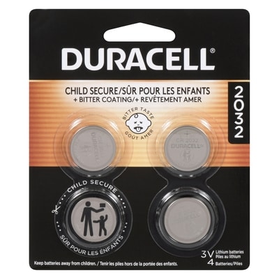 Duracell 3v Lithium Batteries Cr2032 4 ea, $5.00/1ea