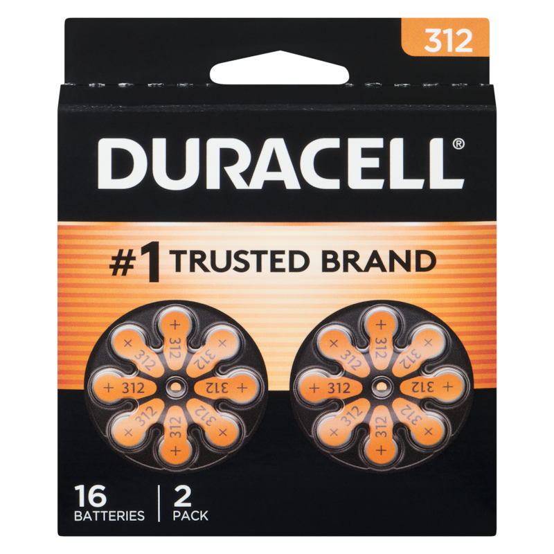 Batteries Zinc Air 1.45 V 312