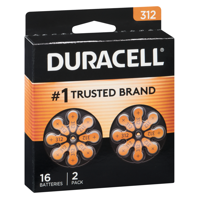 Batteries Zinc Air 1.45 V 312